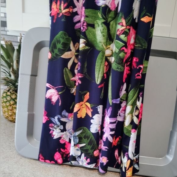 Gilli Tropical maxi skirt Sz-L - Picture 3 of 4